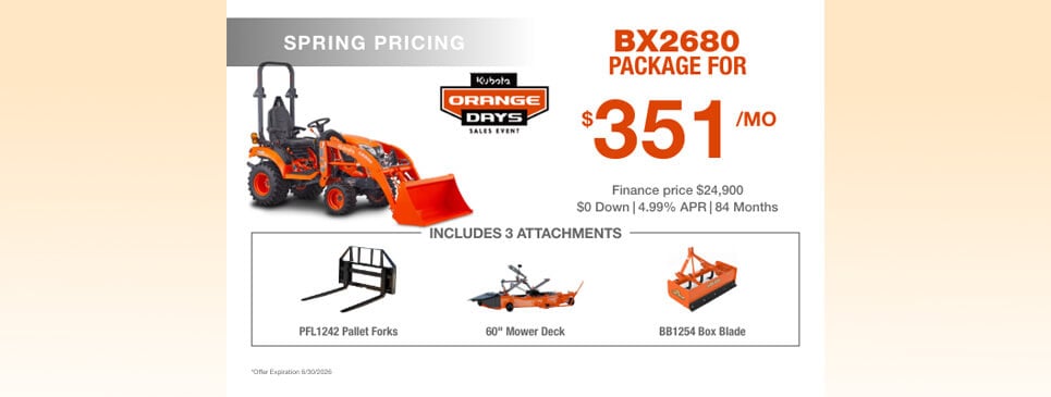 Kubota BX2680 Special