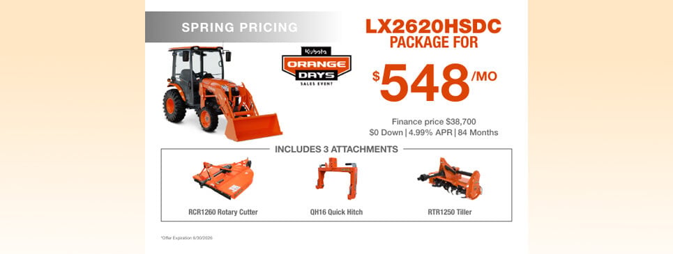 Kubota LX2620HSDC Special